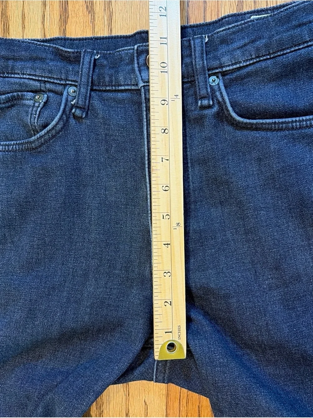 Rag & Bone New York Mens Fit 2 Slim Fit Jeans 33 x 32 Dark Rinse Wash 5 Pocket